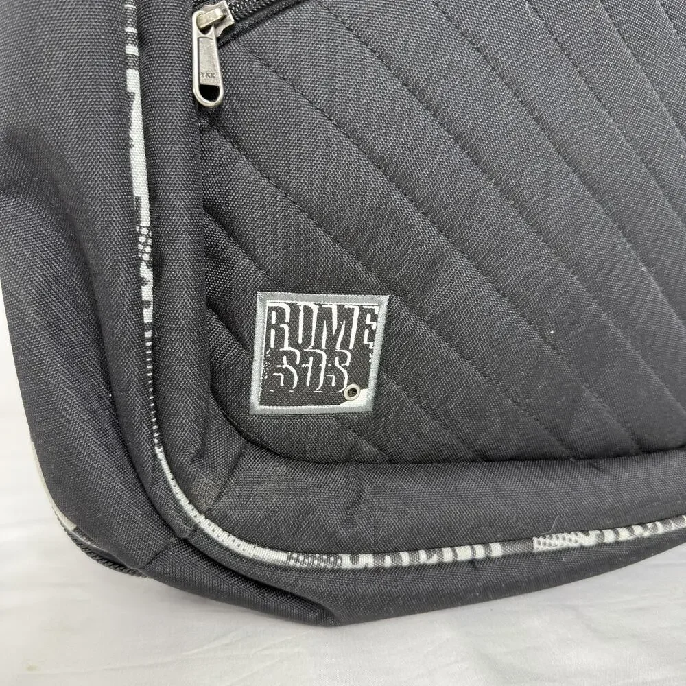 Rome SDS Black Snowboard Rolling Upright Luggage Travel Bag Carry On Design
